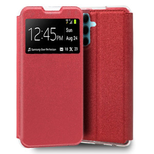 Funda COOL Flip Cover para Samsung A356 Galaxy A35 5G Liso Rojo D