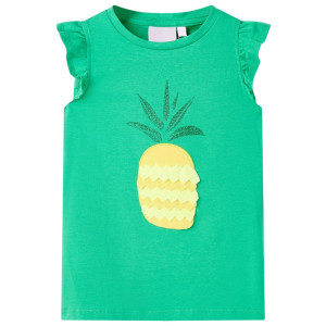 Camiseta infantil verde 140 D