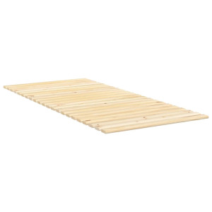 Láminas de somier de cama madera maciza de pino 90x200 cm D