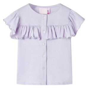 Camiseta infantil color lila 140 D