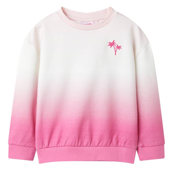 Sudadera infantil rosa claro 128 D