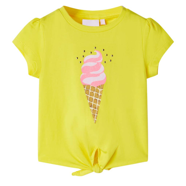 T-shirt infantil amarelo 116 D