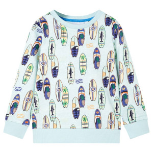 Sudadera infantil azul suave melange 128 D