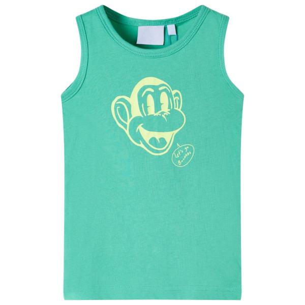 Camiseta de tirantes infantil verde 104 D