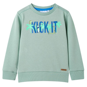 Sudadera infantil caqui claro 116 D