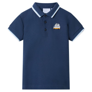 Polo infantil azul oscuro 116 D