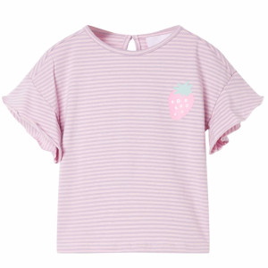 T-shirt infantil com mangas flange 104 D