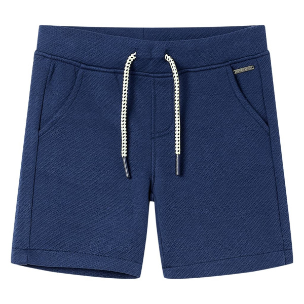 Shorts infantis com cordão azul escuro 140 D