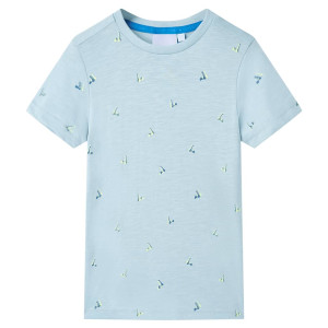 Camiseta infantil azul claro 128 D