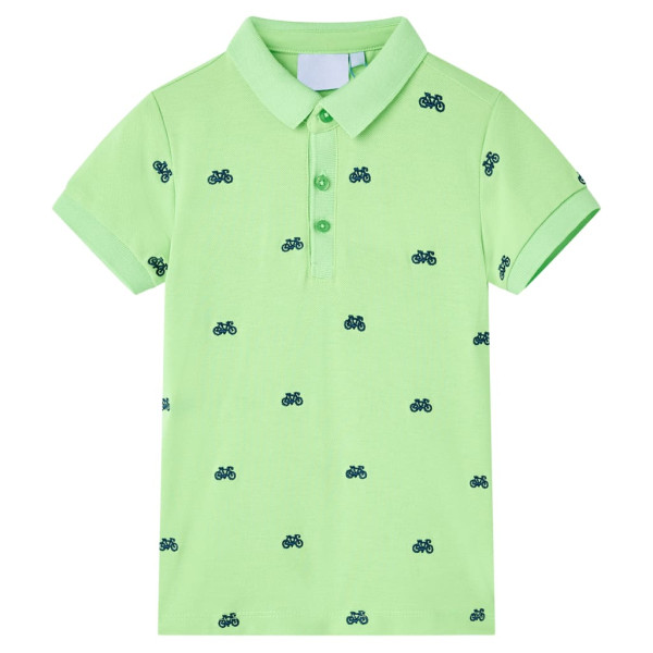 Polo infantil verde neón 92 D