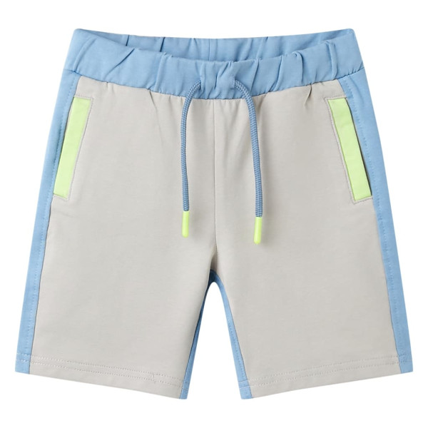 Pantalón corto infantil con cordón azul 128 D