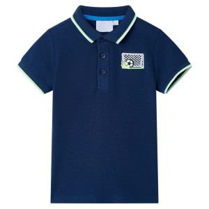 Polo infantil azul oscuro 140 D