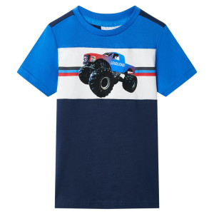 Camiseta marinha azul e azul 116 D