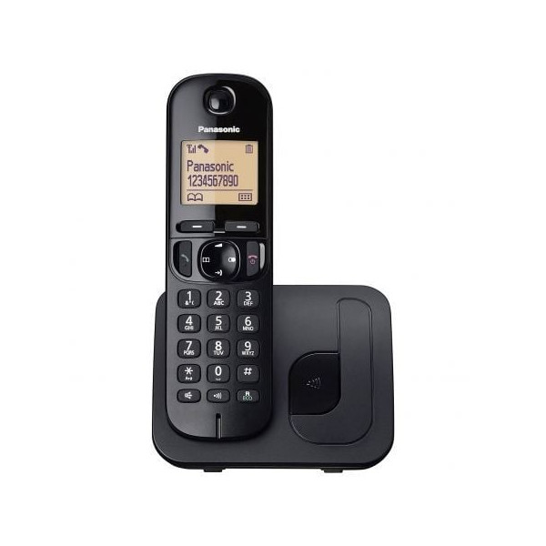 Teléfono Inalámbrico Panasonic KX-TGC210SPB negro D