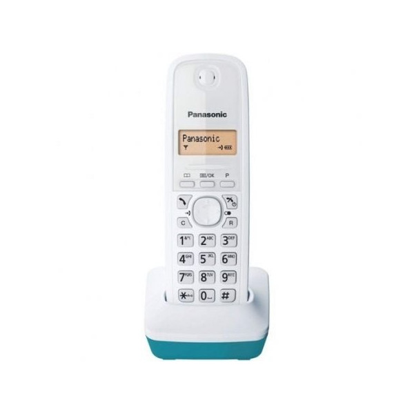 Teléfono Inalámbrico Panasonic KX-TG1611 blanco/azul D