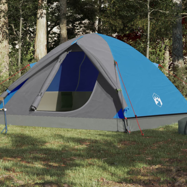 Tenda para 6 pessoas Tafetán 190T azul 348x340x190 cm D