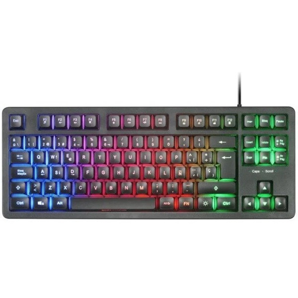 Teclado preto Mars Gaming MK023 D