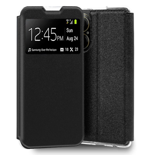 Funda COOL Flip Cover para Realme C67 Liso Negro D