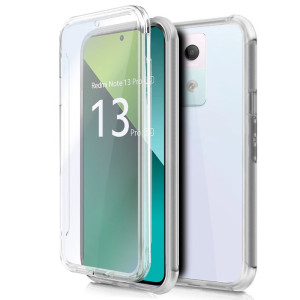 Funda COOL Silicona 3D para Xiaomi Redmi Note 13 Pro 5G (Transparente Frontal + Trasera) D