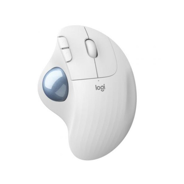 Rato Trackball Wireless por Bluetooth Logitech ERGO M575 branco D