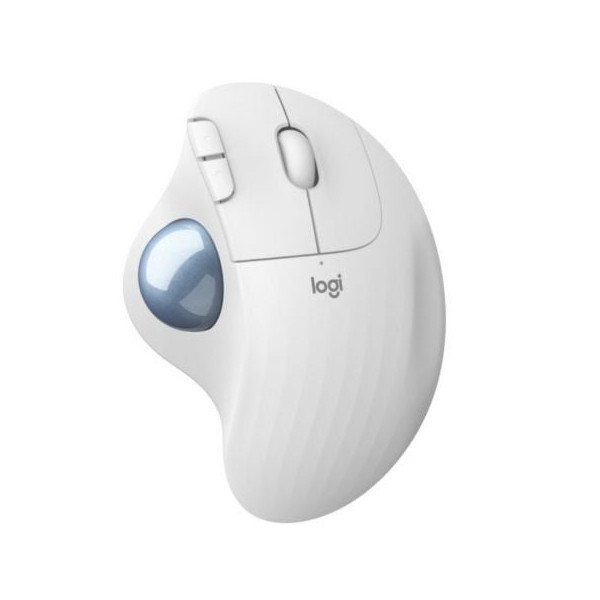 Ratón Trackball Inalámbrico por Bluetooth Logitech ERGO M575 blanco D