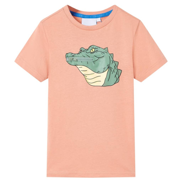 Camiseta infantil naranja claro 128 D