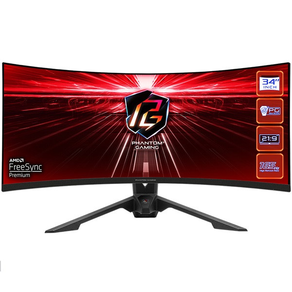 MONITOR LED 34  ASROCK PG34WQ15R3A GAMING CURVO D