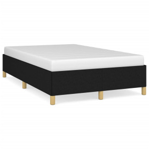 Estructura de cama tela negro 120x190 cm D