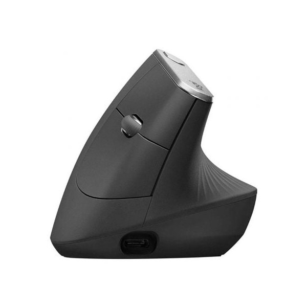 Ratón ergonómico inalámbrico por bluetooth logitech vertical mx/ batería recargable/ hasta 4000 dpi D