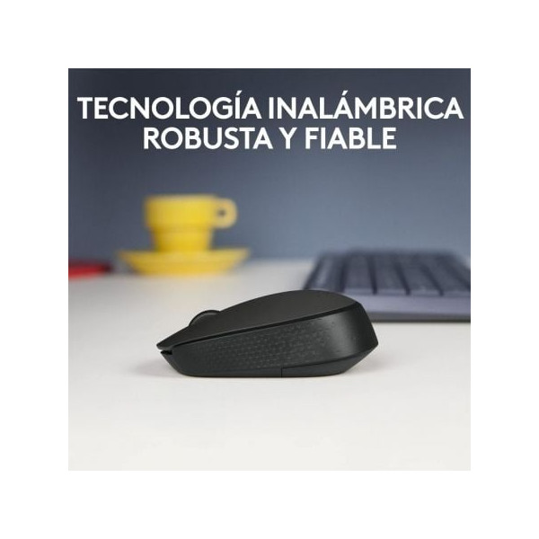 Mouse sem fio Logitech m171 preto M 4