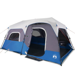 Tenda com LED tecido opaco impermeável azul D