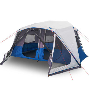 Tenda com LED tecido opaco impermeável azul D