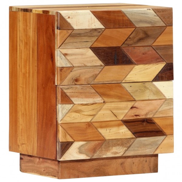 Mesa de dormir de madeira maciça reciclada 40x30x50 cm D