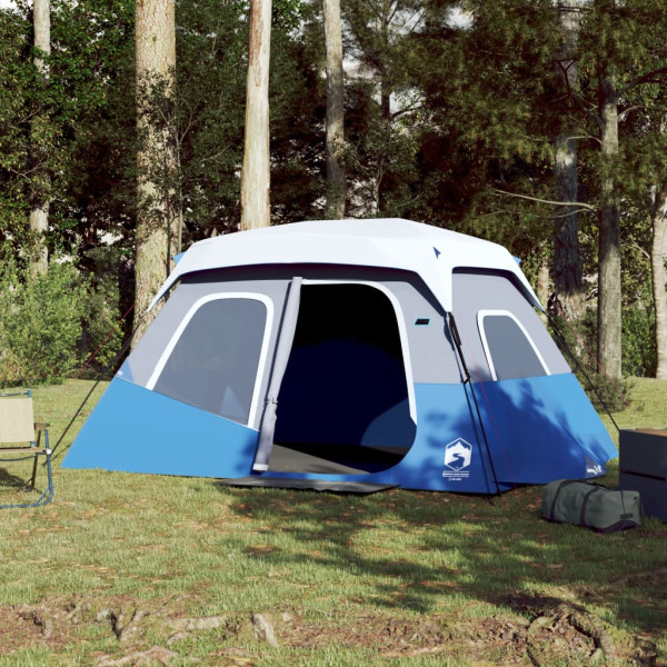 Tenda com LED tecido opaco impermeável azul D