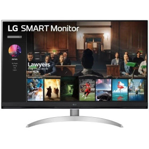 Smart monitor lg 32sq700s-w 31.5'/ 4k/ smart tv/ multimedia/ plata y blanco D