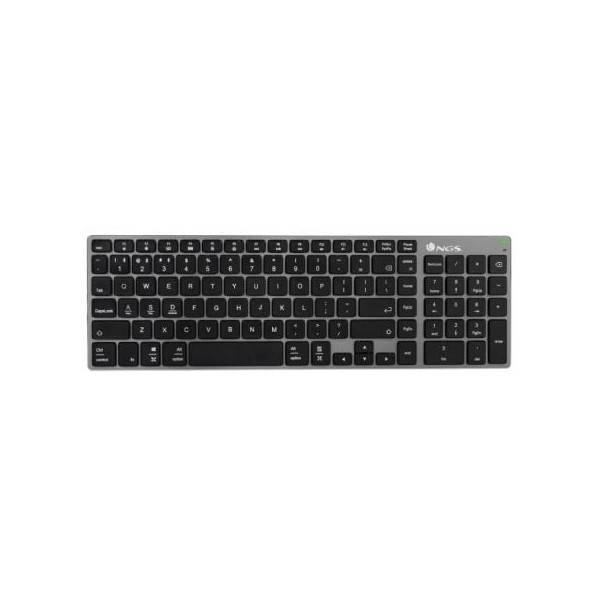 Teclado sem fio Bluetooth NGS Fortune-BT cinza D