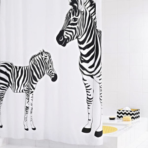 RIDDER Cortina de ducha Zebra 180x200 cm D