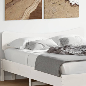 Cabecero de cama madera maciza de pino blanco 140 cm D