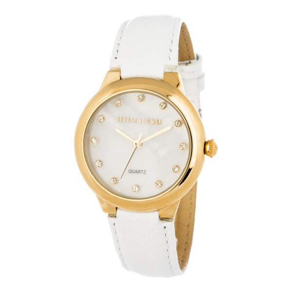 RELOJ DEVOTA & LOMBA MUJER  DL006WN-02WHI (35MM) D