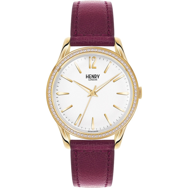 RELÓGIO HENRY LONDRES PARA MULHERES HL39-SS-0068 (39MM) D