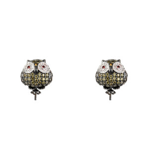 BRINCOS LANCASTER FEMININO LANCASTER JLA-EAR-OWL-3 1.2MM D