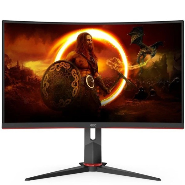 Monitor gaming curvo aoc c27g2zu/bk 27'/ full hd/ 0.5ms/ 240hz/ va/ multimedia/ negro D