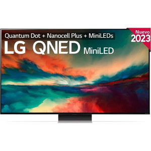 Smart TV LG 75" QNED Mini LED 4K UHD 75QNED866RE negro D