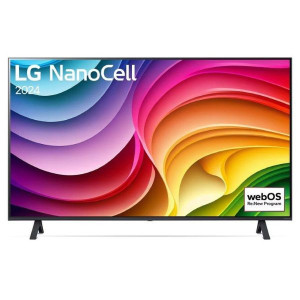 Smart TV LG 55" NanoCell LED 4K UHD 55NANO82T6B negro D