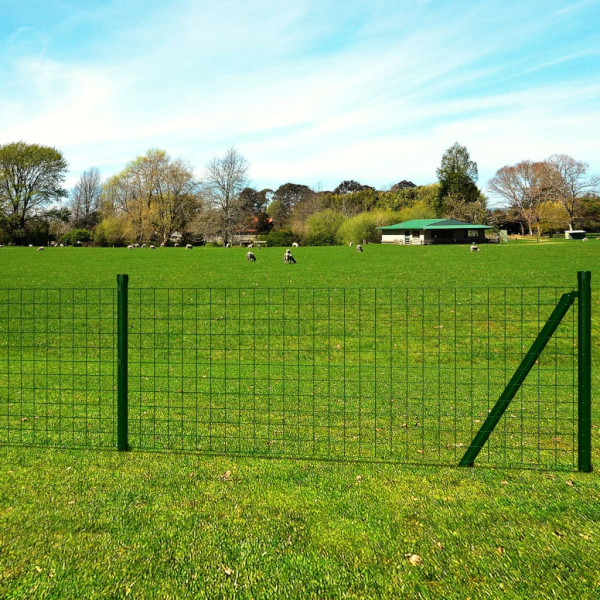 Cerca de aço verde Euro 10x1 m D