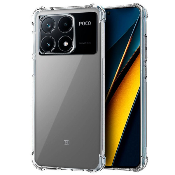 Carcasa COOL para Xiaomi Poco X6 Pro 5G AntiShock Transparente D