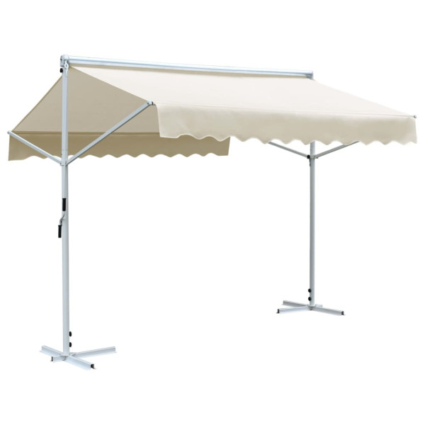 Toldo independente 3x3 m de cor creme D