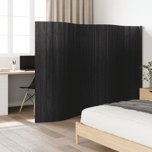 Biombo divisor de bambu cinza 165x400 cm D