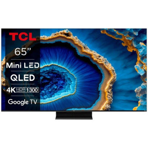 Smart TV TCL 65" QLED-Mini LED UHD 4k 65C805 negro D
