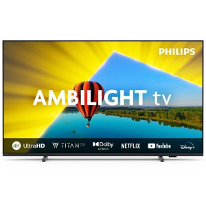 Smart TV PHILIPS Ambilight 50" LED 4K HD 50PUS8079 negro D